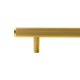 Momo Bellevue Knurled Solid Brass Entrance Pull Handle In