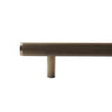 Momo Bellevue Knurled Solid Brass Door Pull Handle In