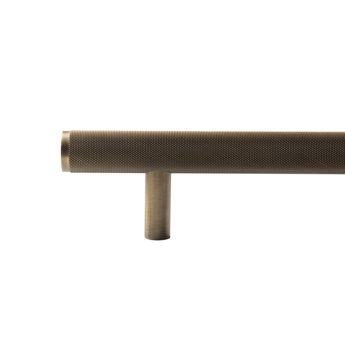 Momo Bellevue Knurled Solid Brass Door Pull Handle In