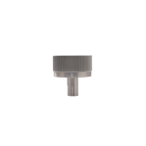 Momo Bellevue Lined Knob Solid Brass 35mm - rear mounting detail