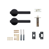 Momo Bellevue Solid Brass Lined Tubular Latch Passage Lever Set In