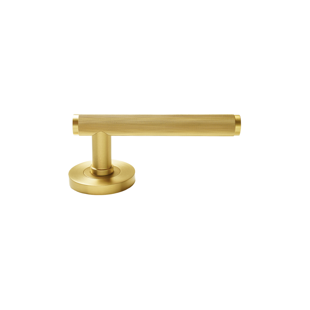 Momo Bellevue Solid Brass Lined Tubular Latch Privacy Lever Set In