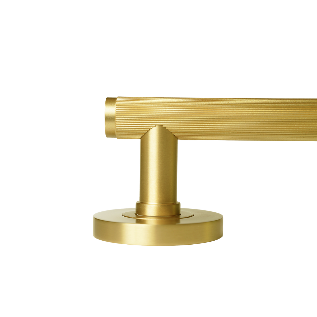 Momo Bellevue Solid Brass Lined Tubular Latch Privacy Lever Set In