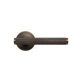 Momo Bellevue Solid Brass Knurled Mortice Lock Privacy Lever Set In