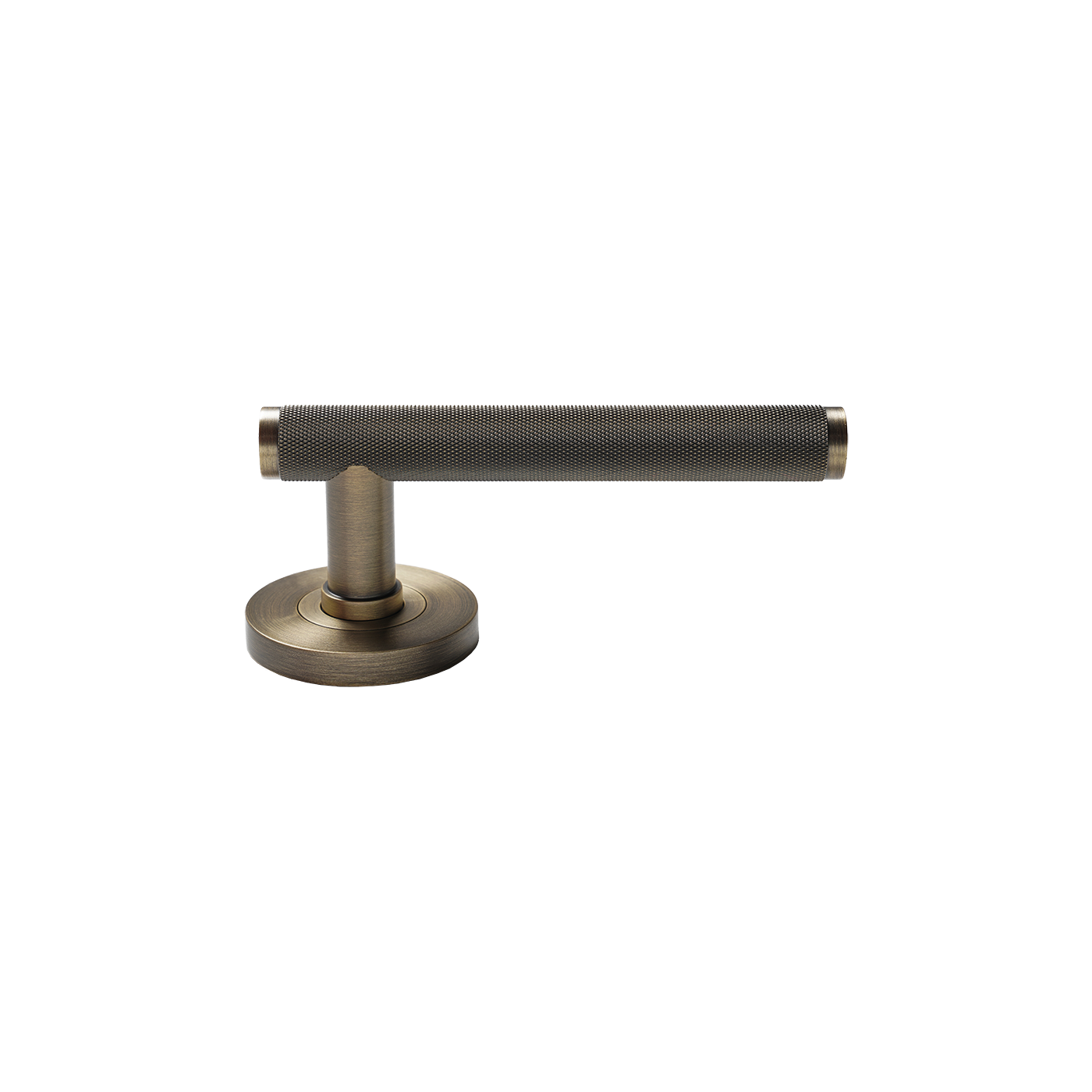 Momo Bellevue Solid Brass Knurled Lever Entrance Set In