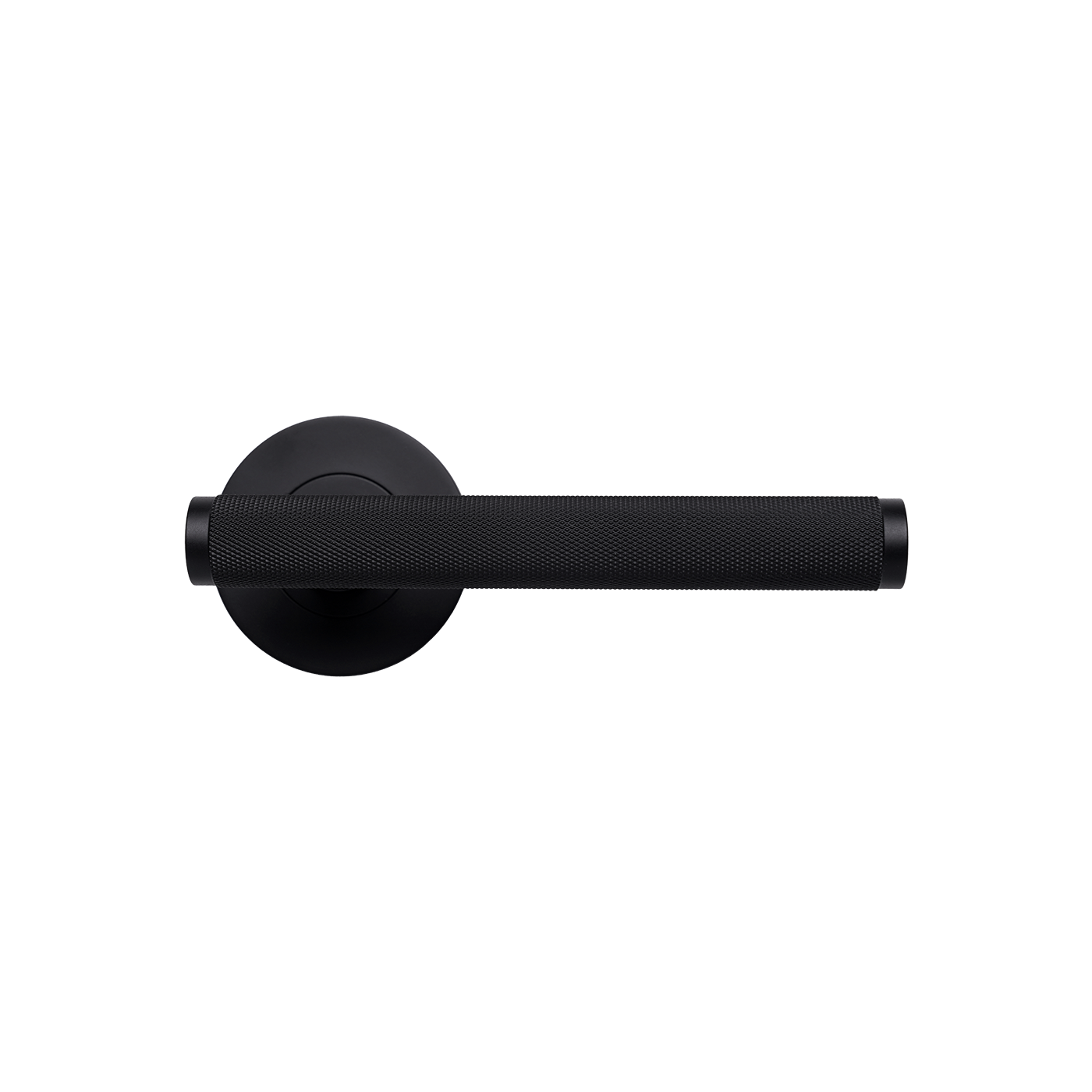 Momo Bellevue Solid Brass Knurled Lever Entrance Set In
