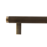 Momo Bellevue Knurled Bar Pull Solid Brass 320mm