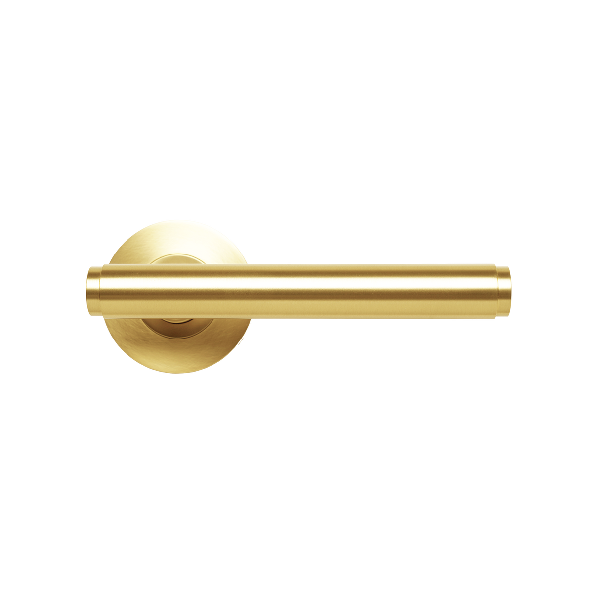 Momo Bellevue Solid Brass Plain Tubular Latch Passage Lever Set In