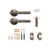 Momo Bellevue Solid Brass Plain Tubular Latch Passage Lever Set In