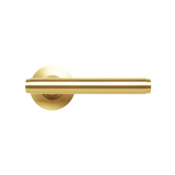 Momo Bellevue Solid Brass Plain Tubular Latch Privacy Lever Set In