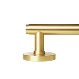Momo Bellevue Solid Brass Plain Tubular Latch Privacy Lever Set In