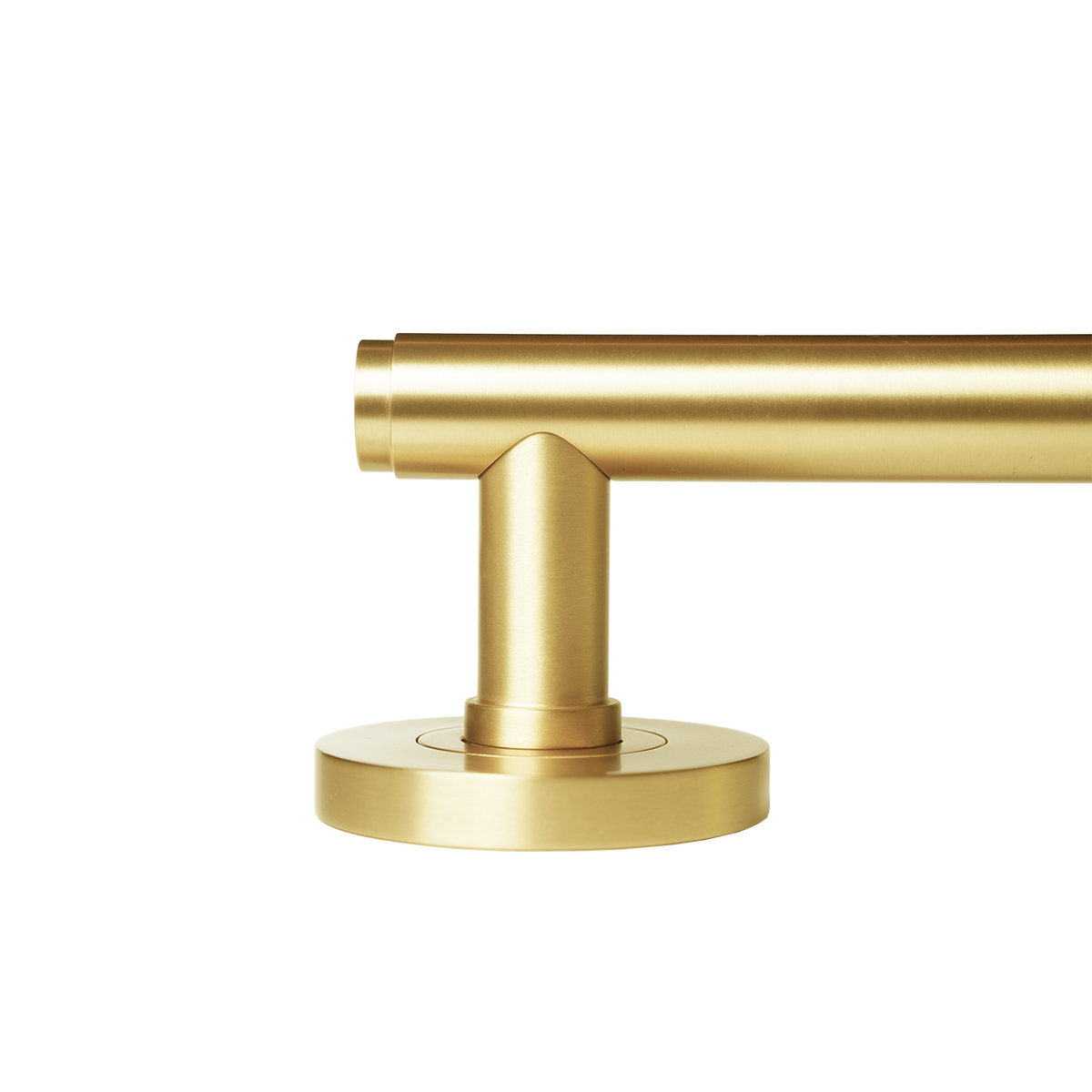 Momo Bellevue Solid Brass Plain Tubular Latch Privacy Lever Set In