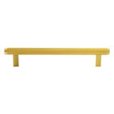 Momo Bellevue Lined Bar Pull Solid Brass 160mm