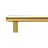 Momo Bellevue Plain Bar Pull Solid Brass 160mm