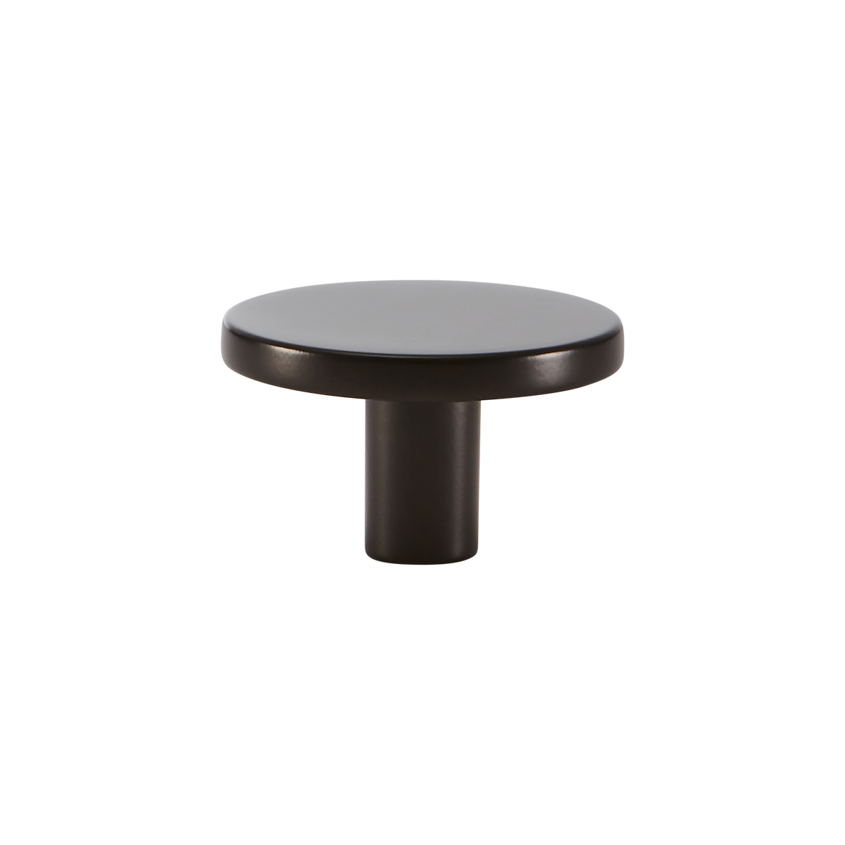 Momo Como Knob 41mm in Matt Black - side profile view