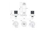 Cadence Shower Set 1/4 Turn - Matte Black