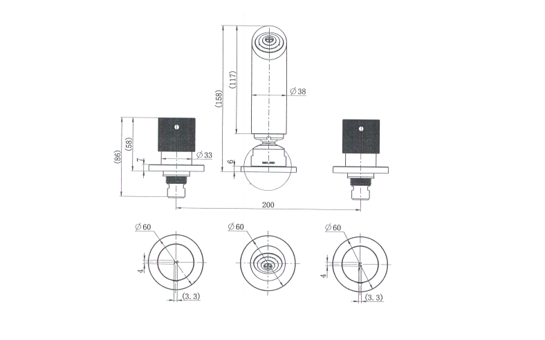 Cadence Shower Set 1/4 Turn - Matte Black