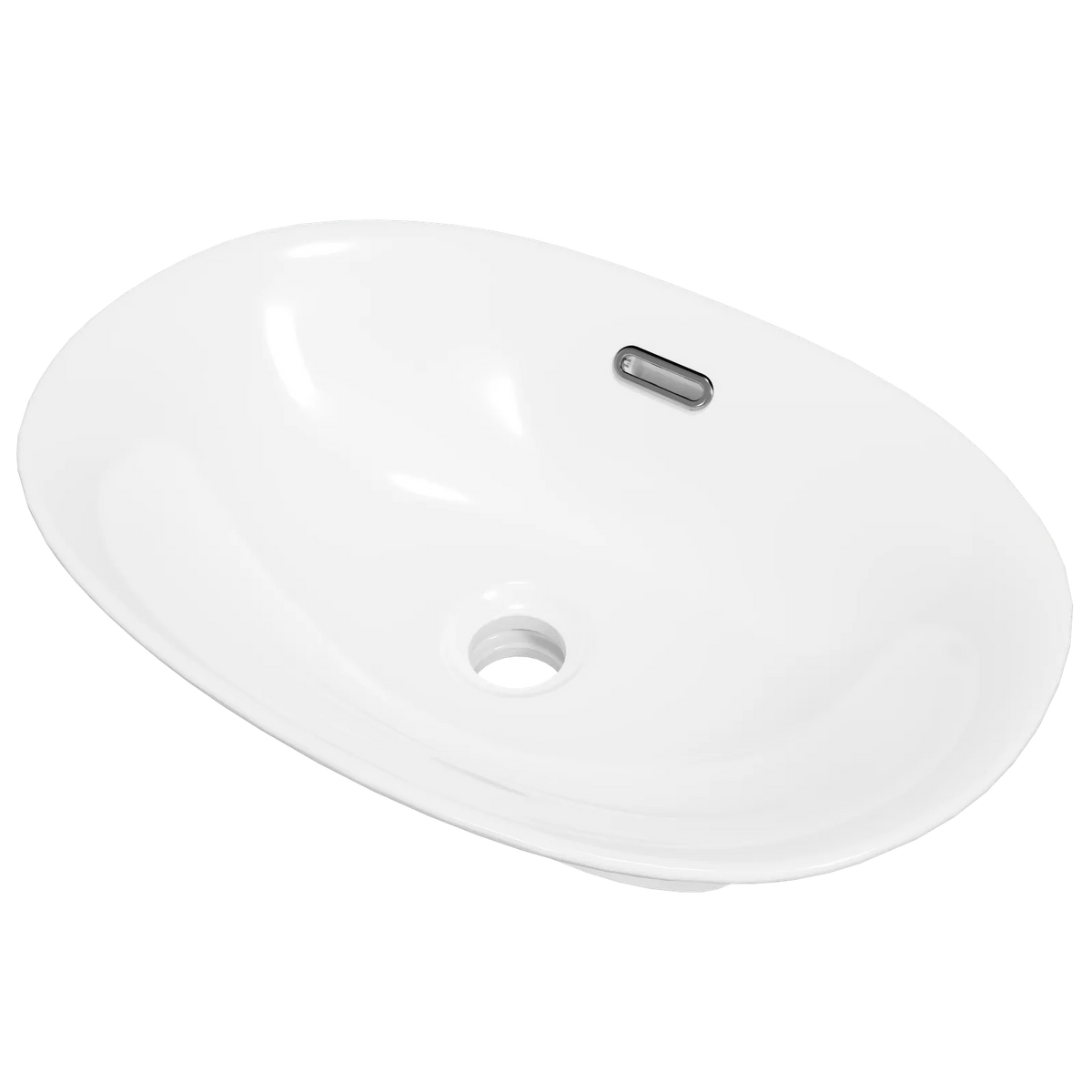 Timberline Clyde Above Counter Basin 460mm Gloss White - image 2