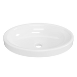 Timberline Coast Semi Inset Basin 495mm Gloss White