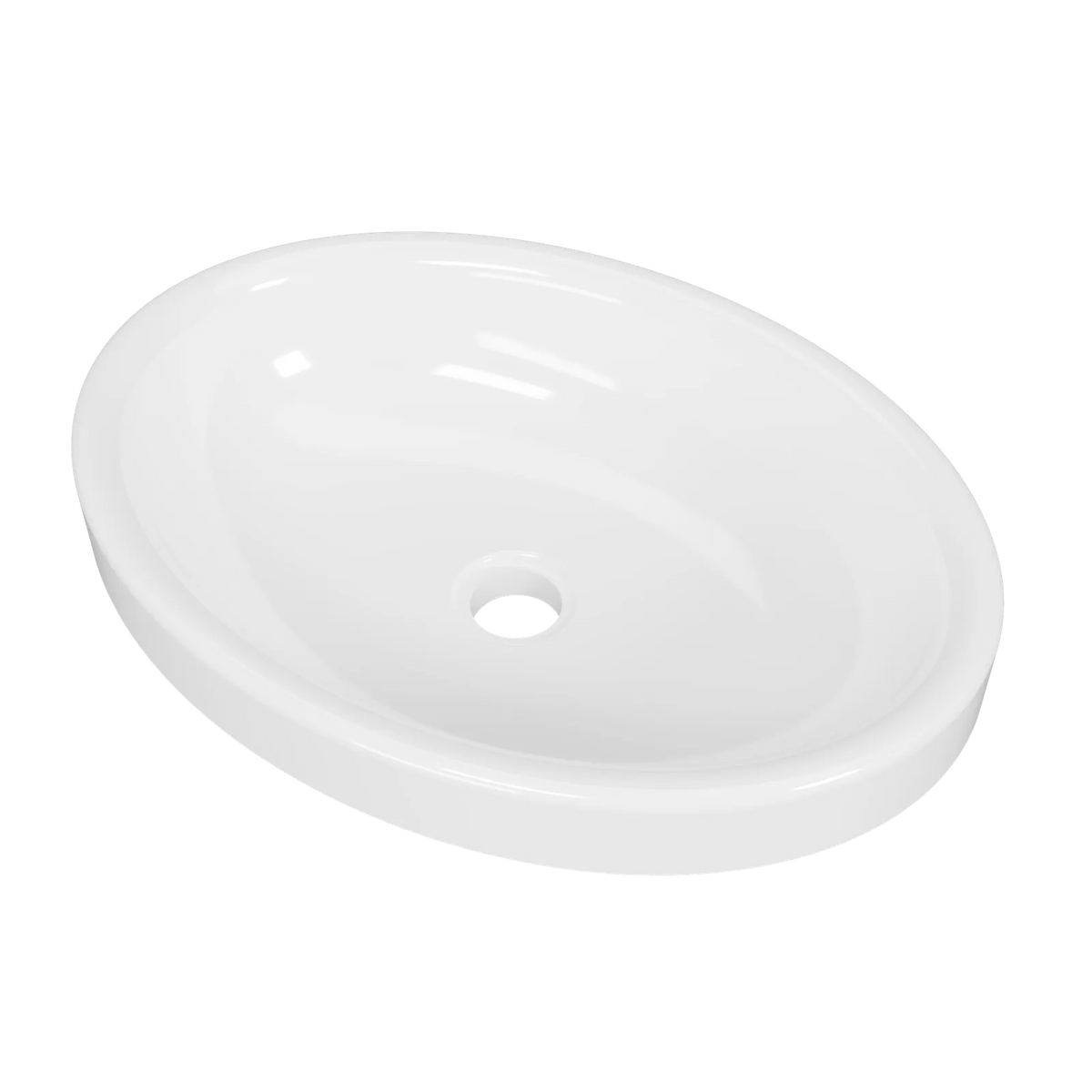 Timberline Coast Inset Basin 495mm Gloss White - image 2