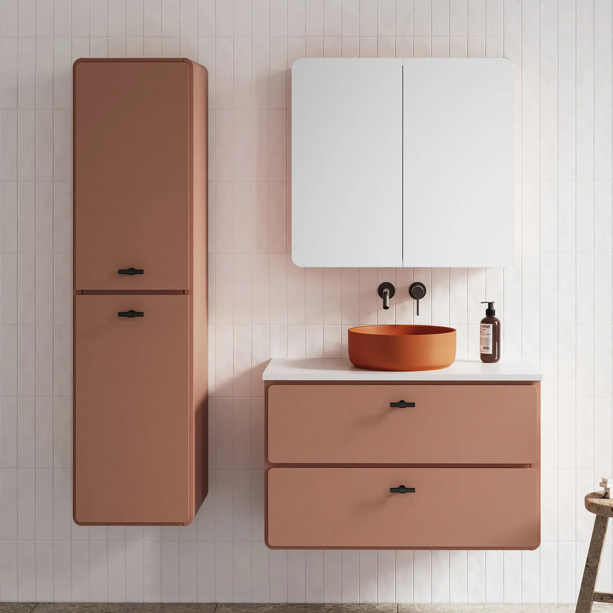 Timberline Colby Vanity 1800mm Offset Bowl