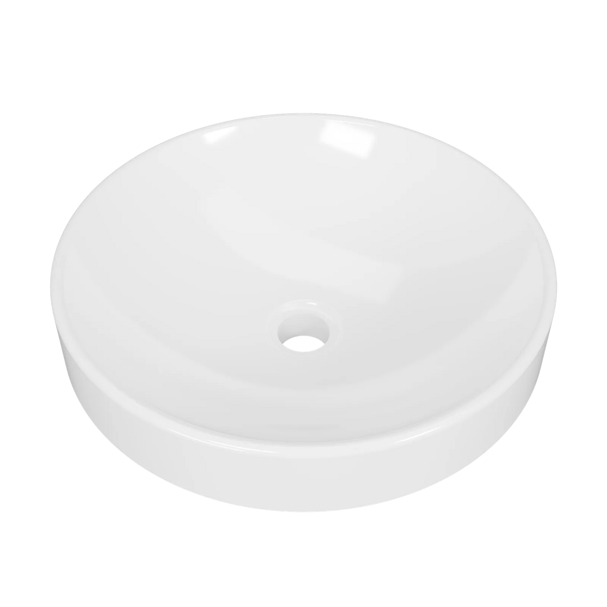 Timberline Corrida Semi Inset Basin 430mm Gloss White - image 2