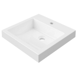 Timberline Cove Semi Inset Basin 460mm (1 Tap Hole) Gloss White - image 2