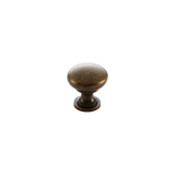 Momo Florencia Plain Knob 29mm in Antique Brass - full product view