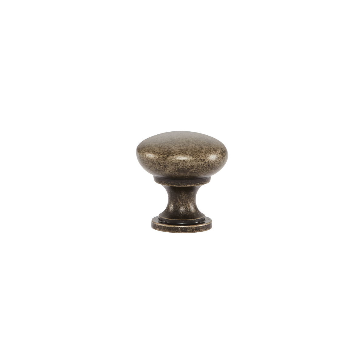 Momo Florencia Plain Knob 29mm in Antique Brass - front view