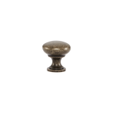 Momo Florencia Plain Knob 29mm in Antique Brass - front view