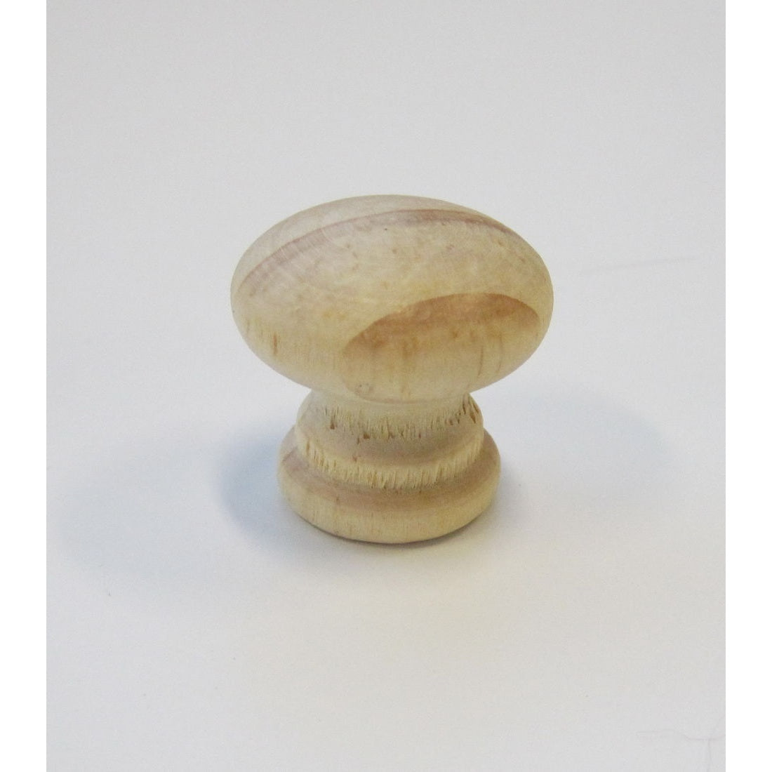 Convex wooden knob pine 35mm