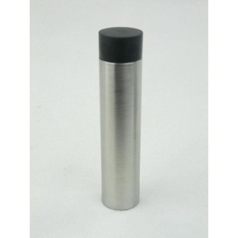 Cylinder Door Stop 85mm Satin Stainless