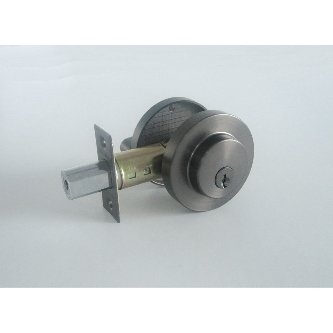 D301B Dead Bolt Single Cylinder - Satin Black Nickel