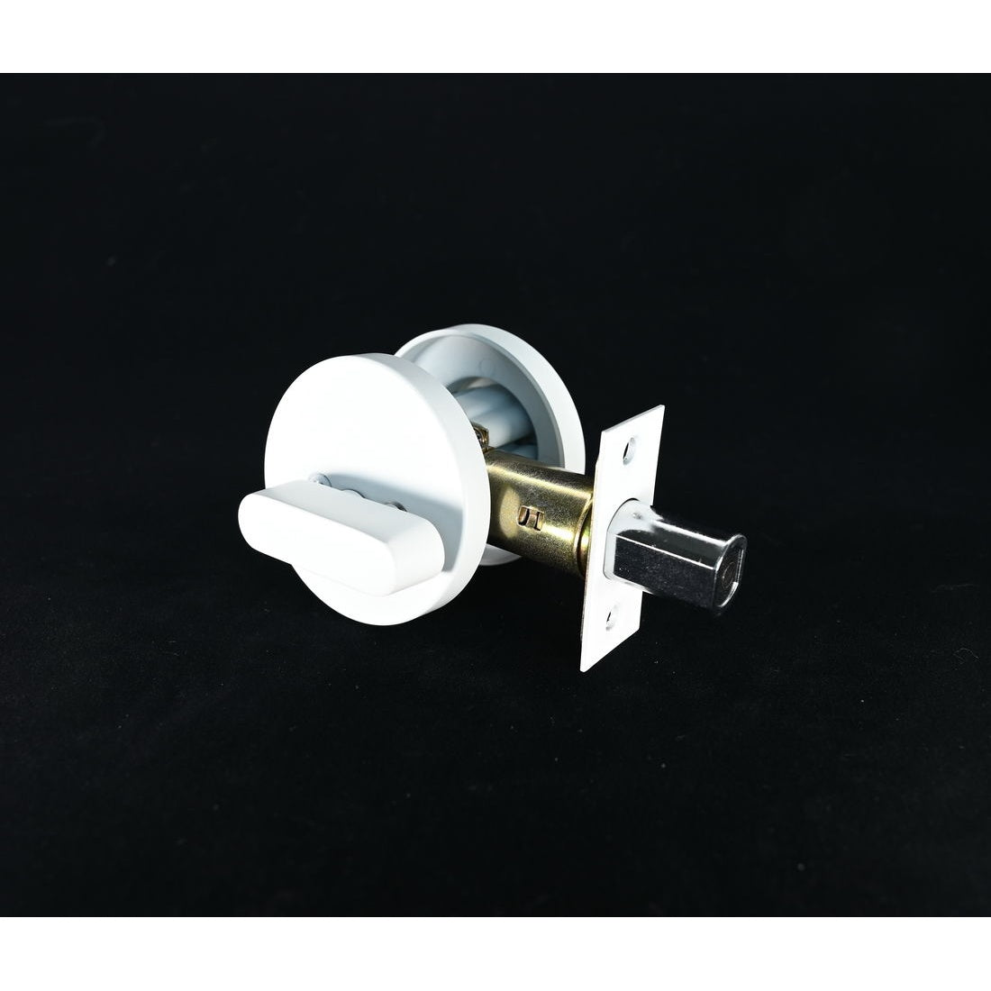 D301B Dead Bolt Single Cylinder - Matt White