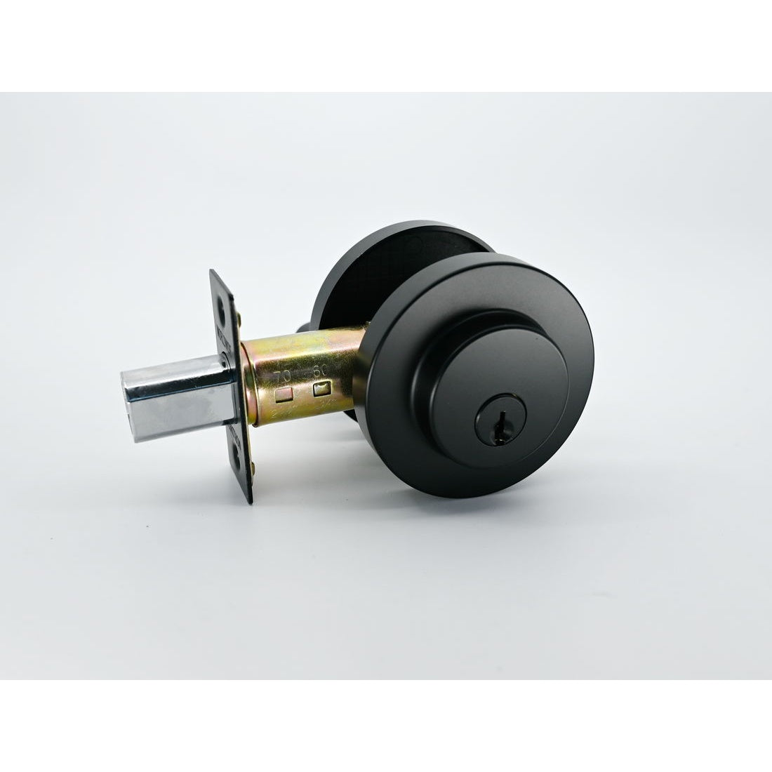 D302B Dead Bolt Double Cylinder - Matt Black