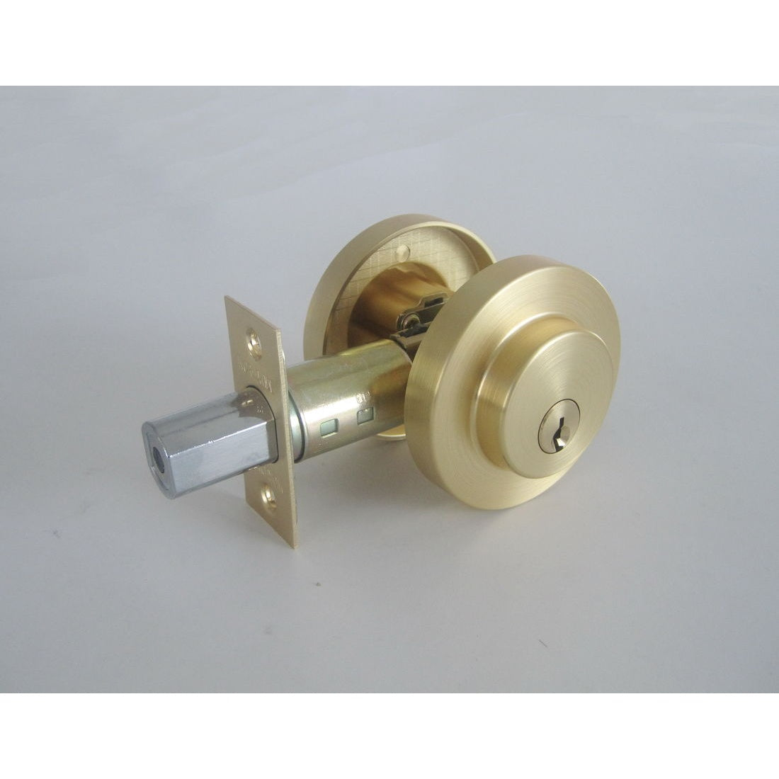 D302B Dead Bolt Double Cylinder - Satin Brushed Gold
