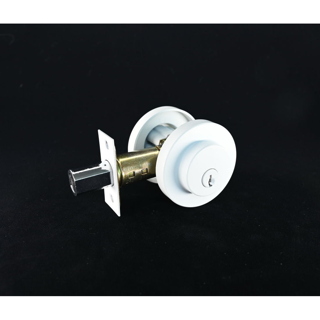 D302B Dead Bolt Double Cylinder - Matt White
