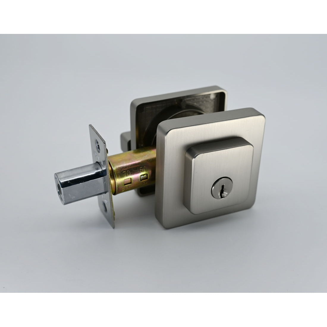 D401SQ Dead Bolt Single Cylinder - Satin Nickel