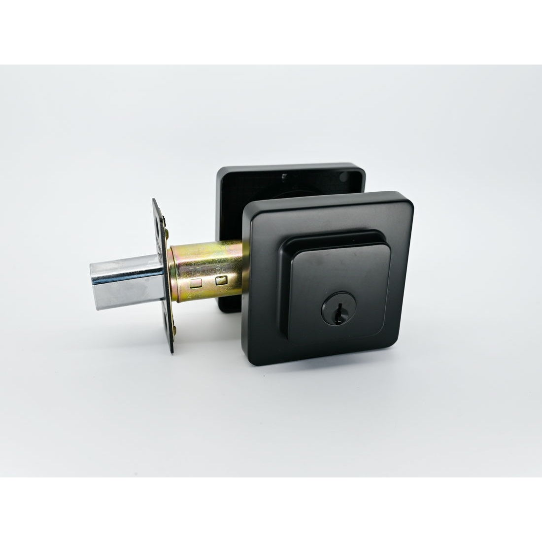 D402SQ Dead Bolt Double Cylinder - Matt Black