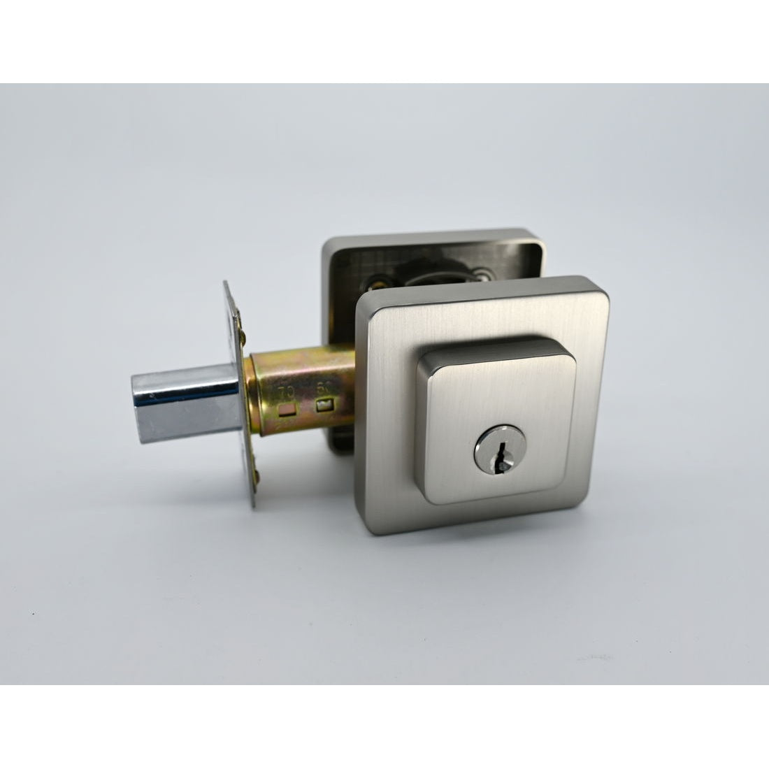 D402SQ Dead Bolt Double Cylinder - Satin Nickel