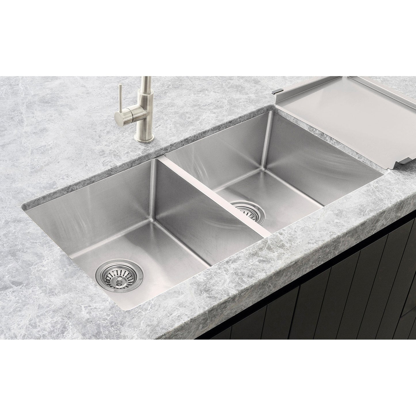 Dish Draining Tray - Brushed Nickel