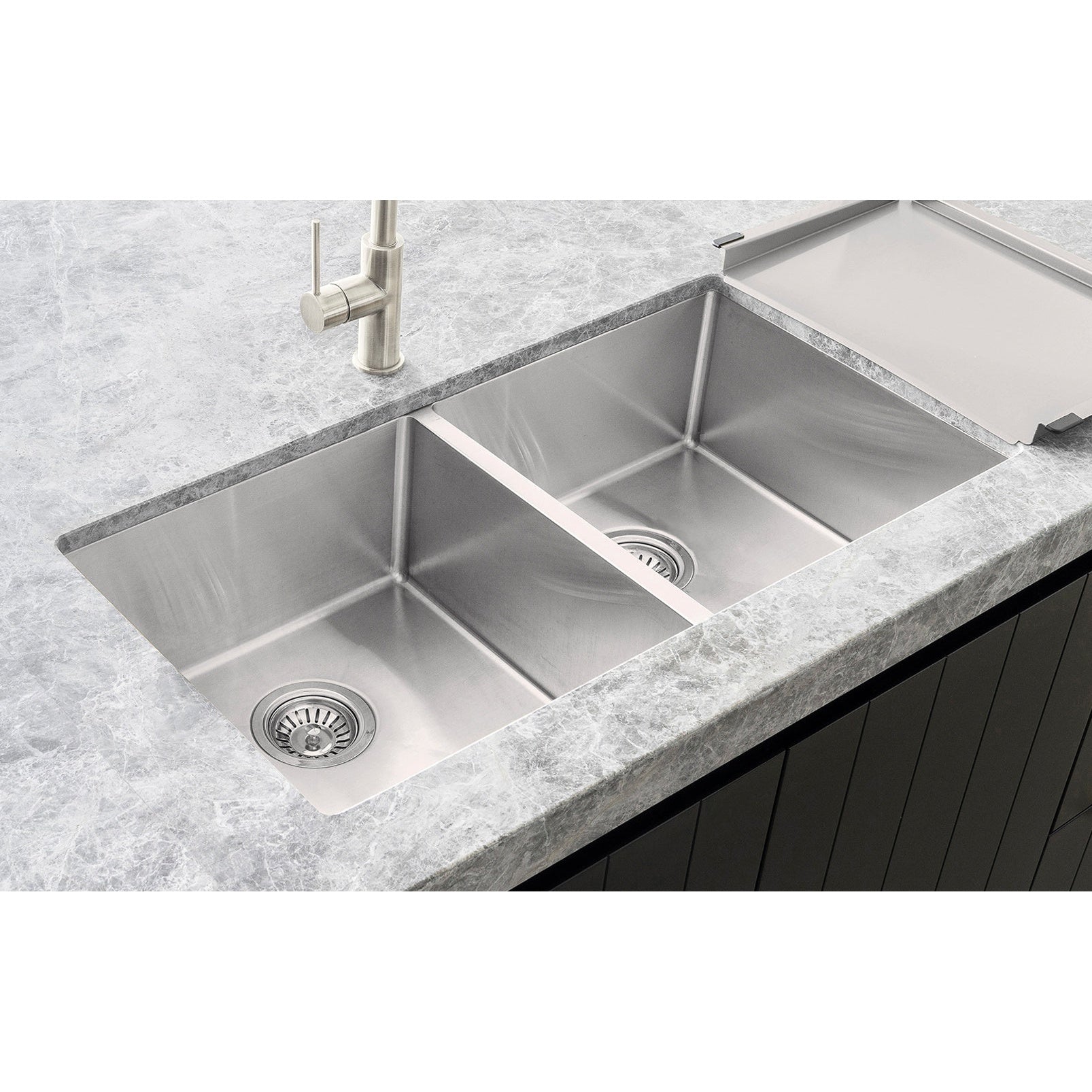 Dish Draining Tray - Brushed Nickel