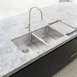 Dish Draining Tray - Brushed Nickel