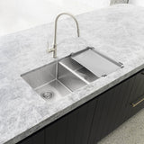 Dish Draining Tray - Brushed Nickel