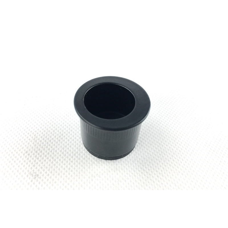 Door Edge Finger Pull Matt Black -25mm