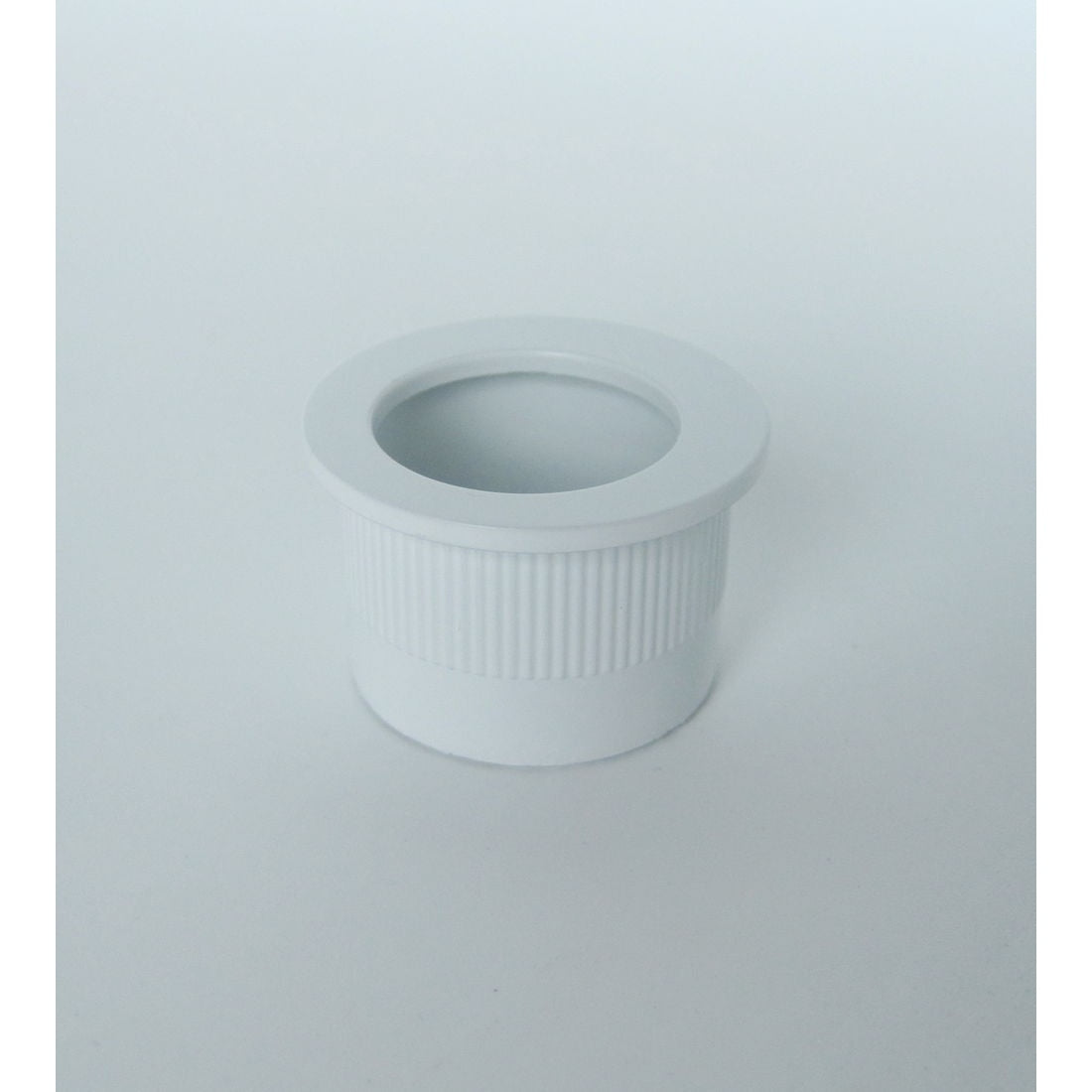 Door Edge Finger Pull 25mm Matt White