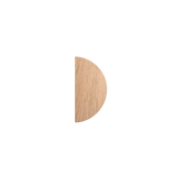 Momo Daintree Half Round 150mm In Raw American Oak