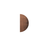 Momo Daintree Half Round 200mm In Raw Walnut - side profile view