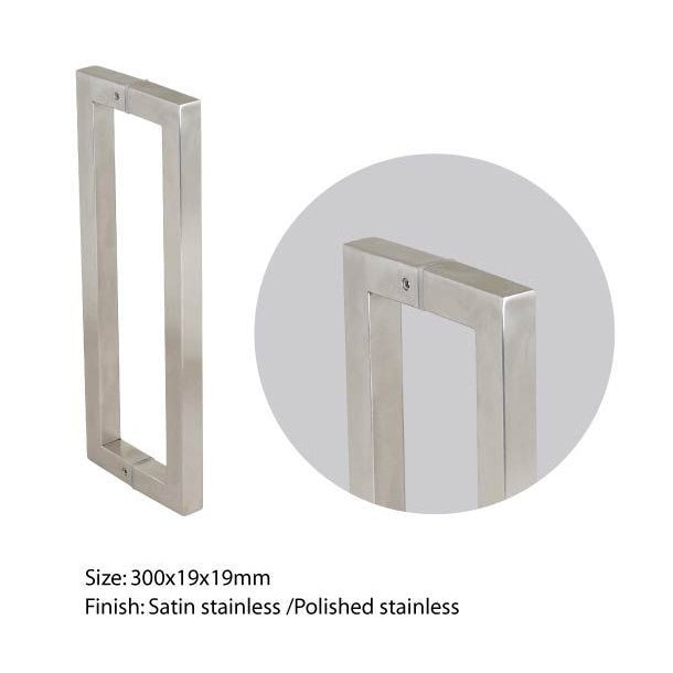 Square Door Pull 300mm
