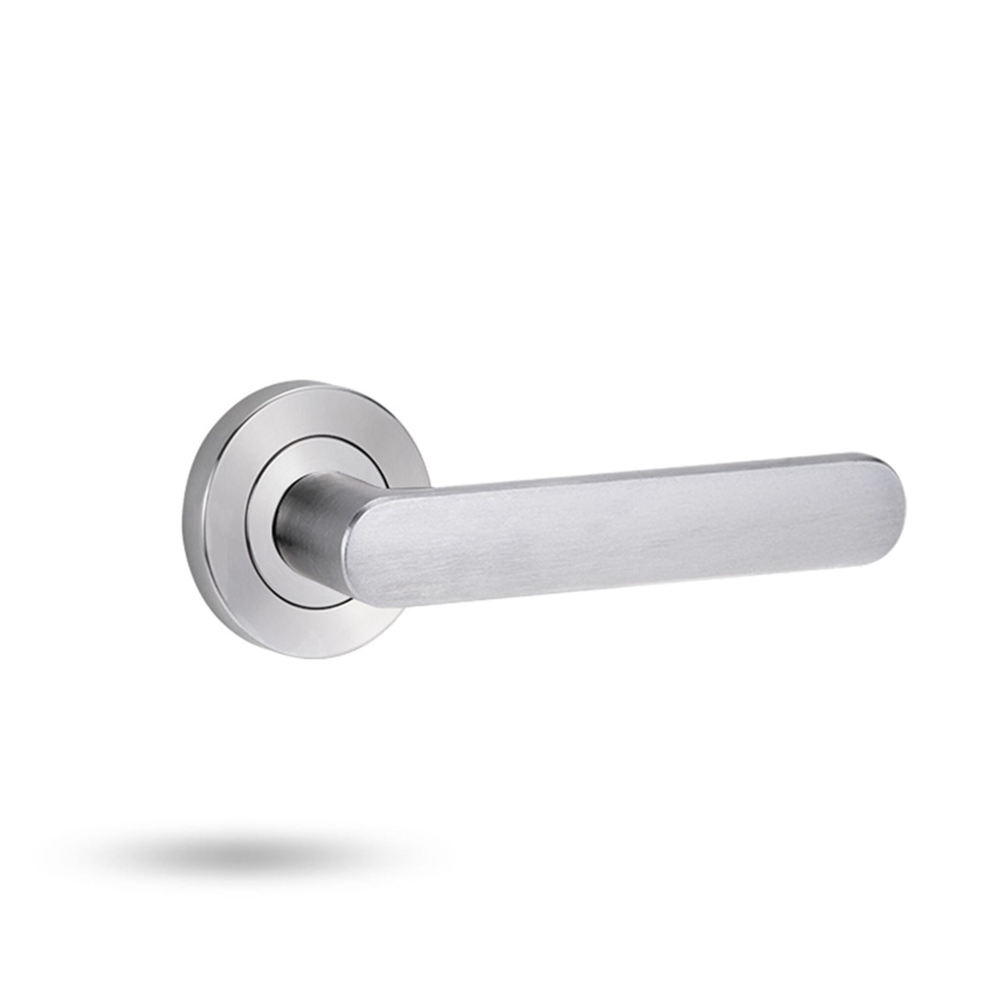 SYMPHONY EXT ROUND ROSE HALF SET & LEVER 106 Satin Chrome